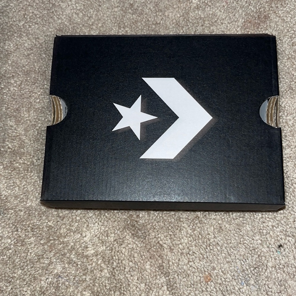 Black baby converse size 8 US size 8 UK